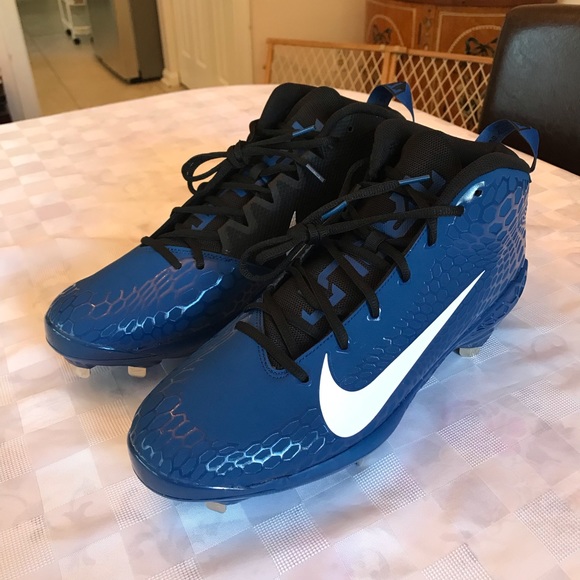 Nike Shoes | Nike Men's Force Zoom Trout 5 Pro Baseball Cleats | Color: Blue | Size: 15 | Solomonfeder's Closet